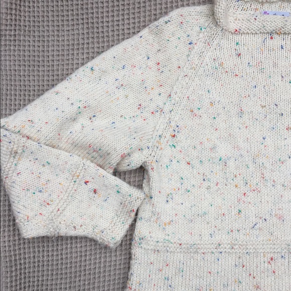 Vintage Handknit Speckle Sweater - Picture 3 of 7